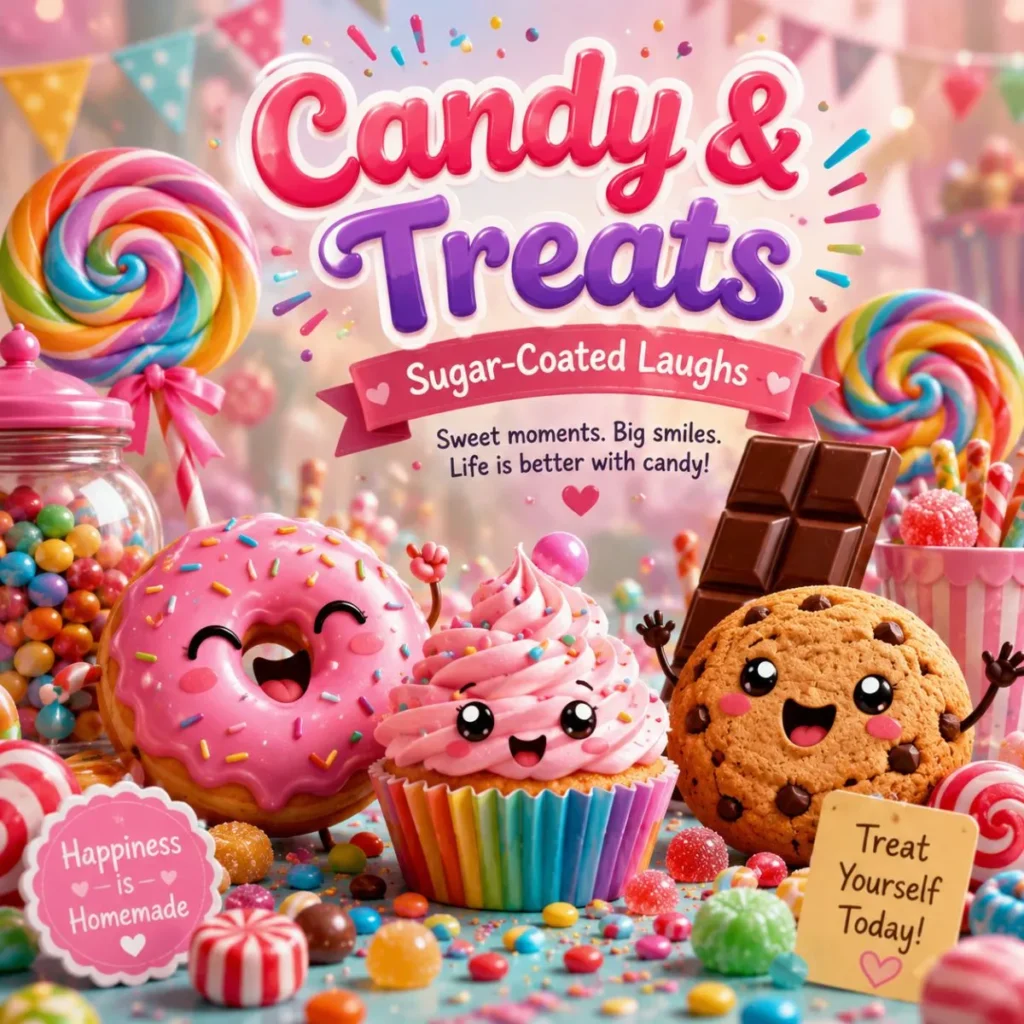 Candy & Treats (Sugar‑Coated Laughs)