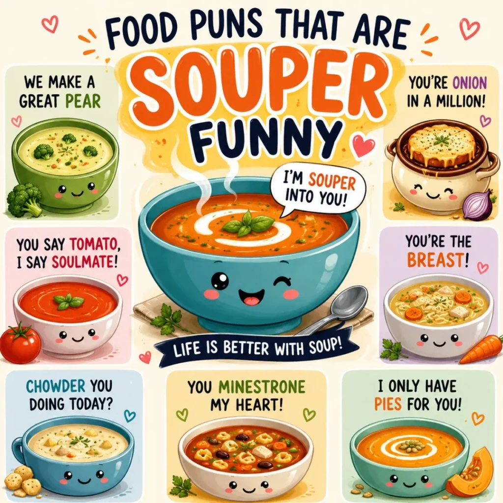 Food Puns That Are “Souper” Funny
