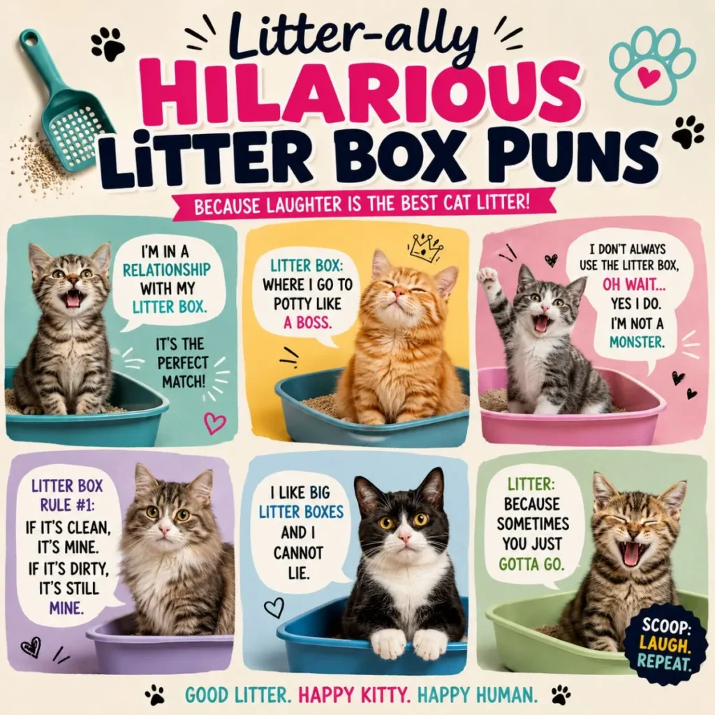 🐱 Litter-ally Hilarious Litter Box Puns