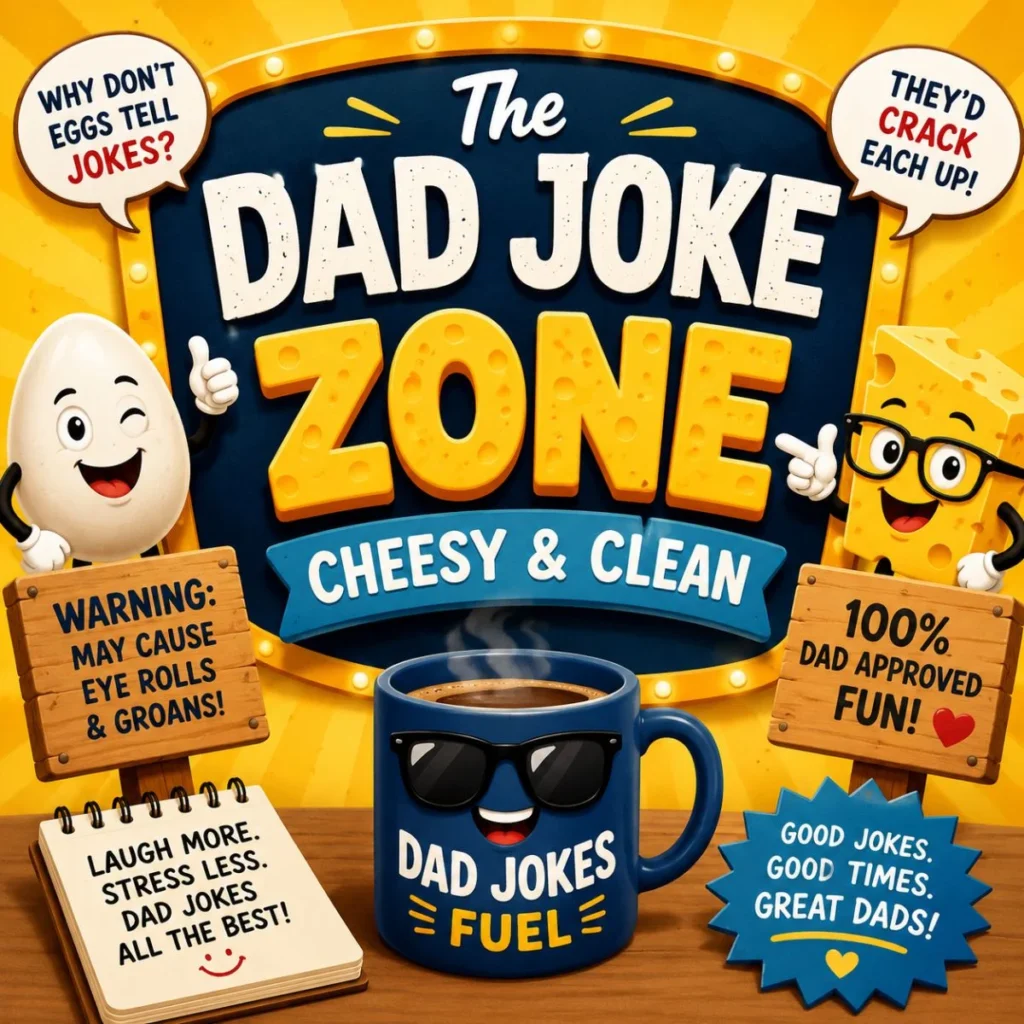 😂 The Dad Joke Zone (Cheesy & Clean)