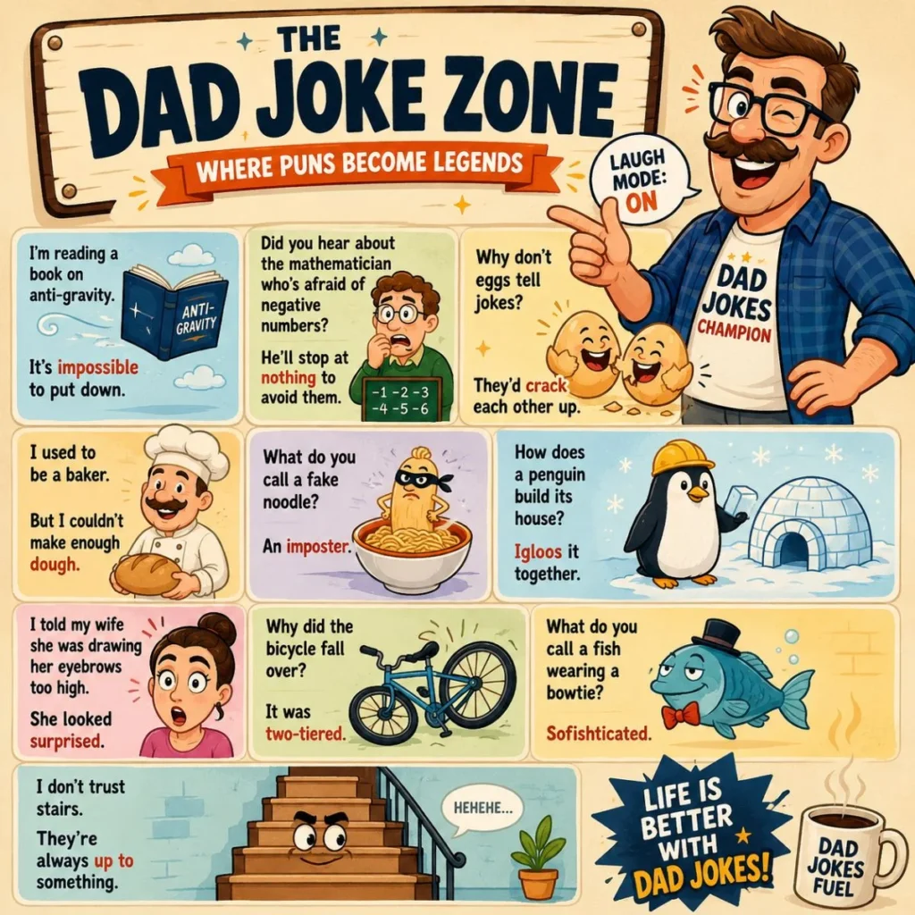 The Dad Joke Zone Where Puns Become Legends