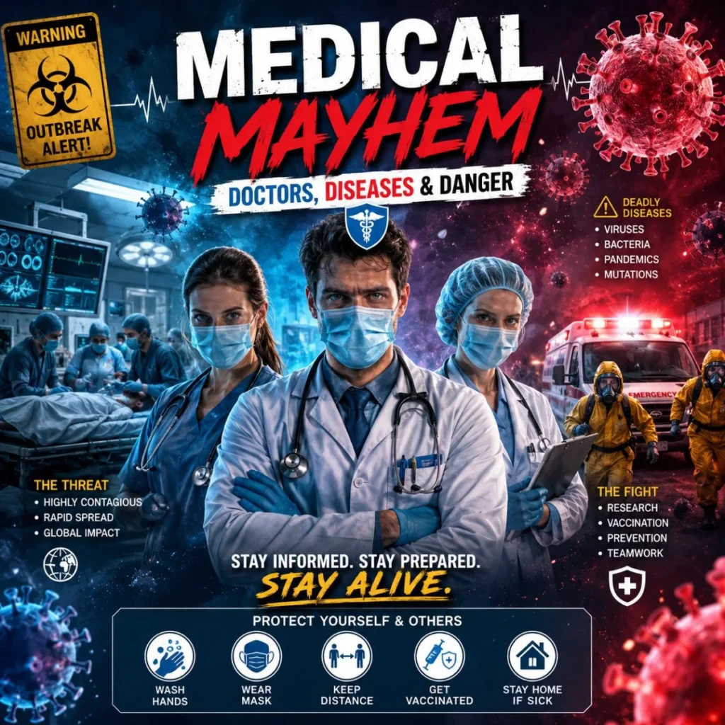 💊 Medical Mayhem: Doctors, Diseases & Danger