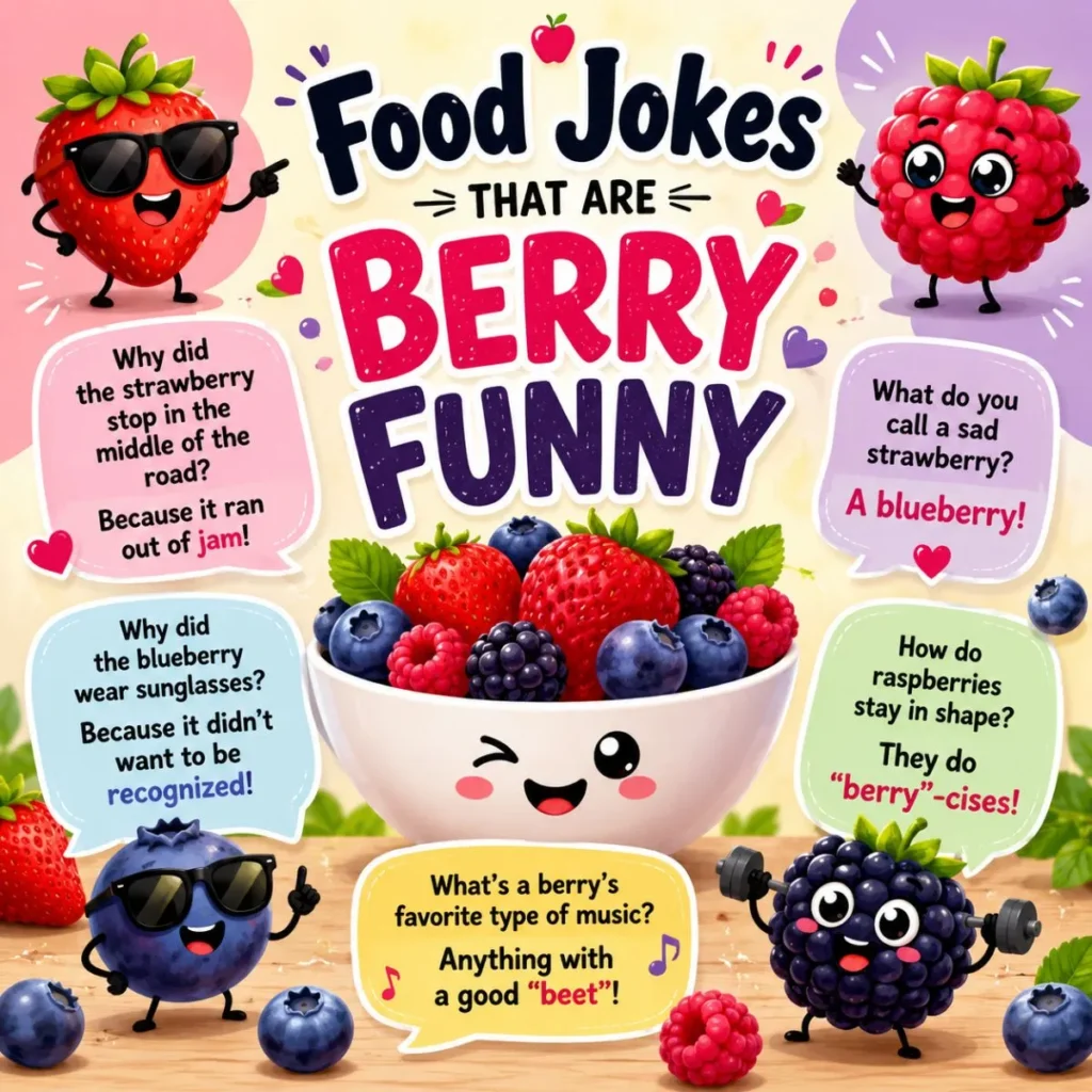 🍎 Food Jokes That Are Berry Funny