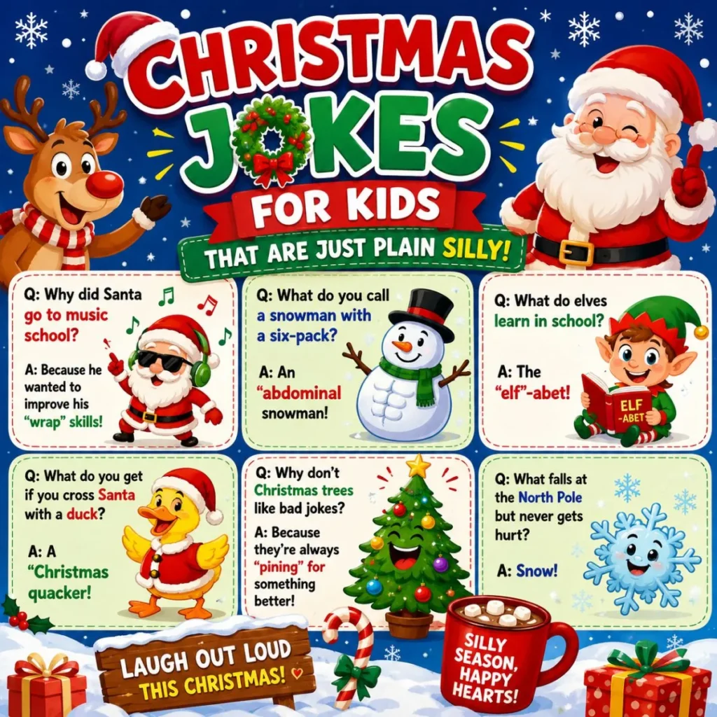 🎭 Christmas Jokes for Kids That Are Just Plain Silly