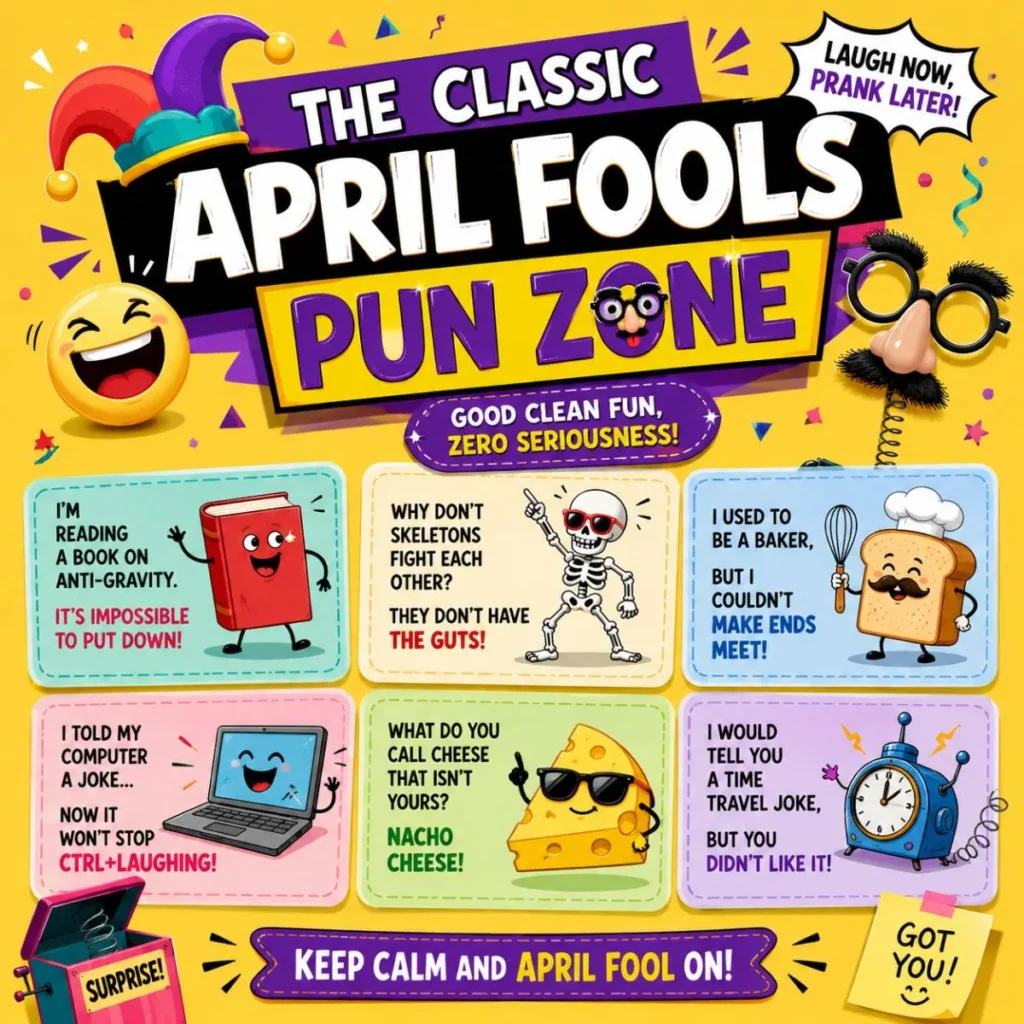 🎭 The Classic April Fools Pun Zone