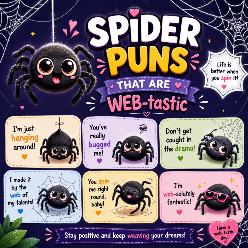 🕸️ Spider Puns That Are Web-tastic