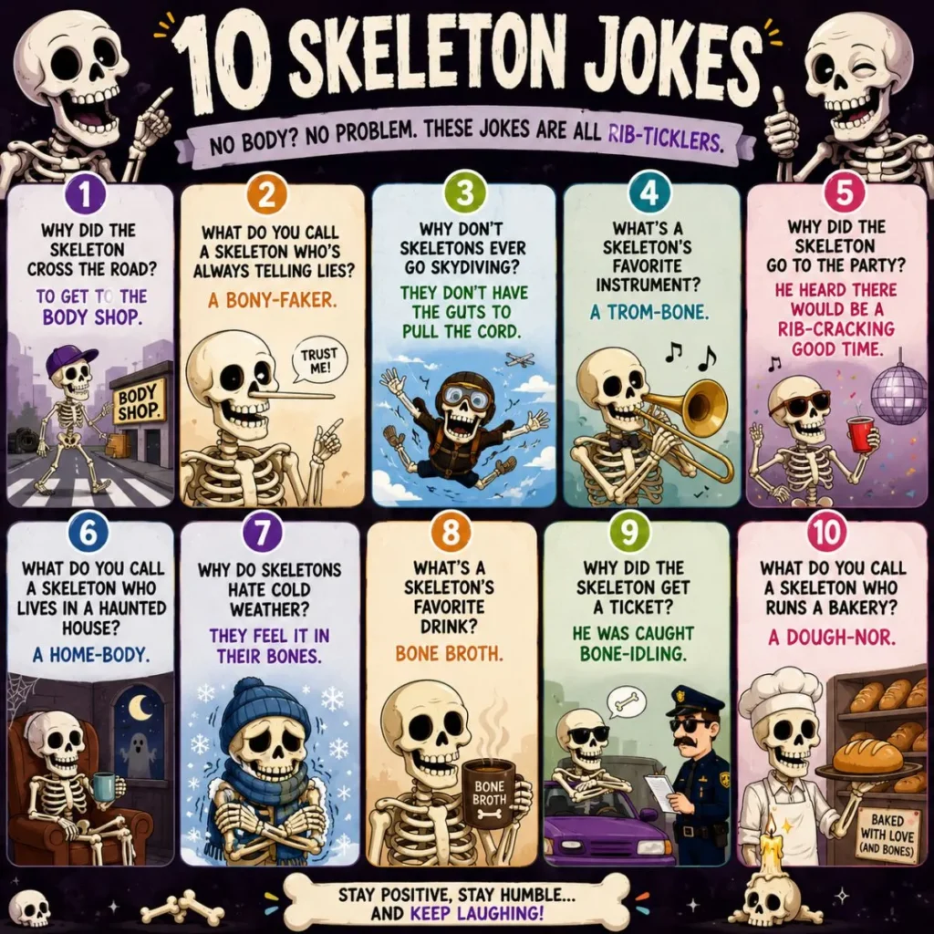 🦴 Skeleton & Bone Humor