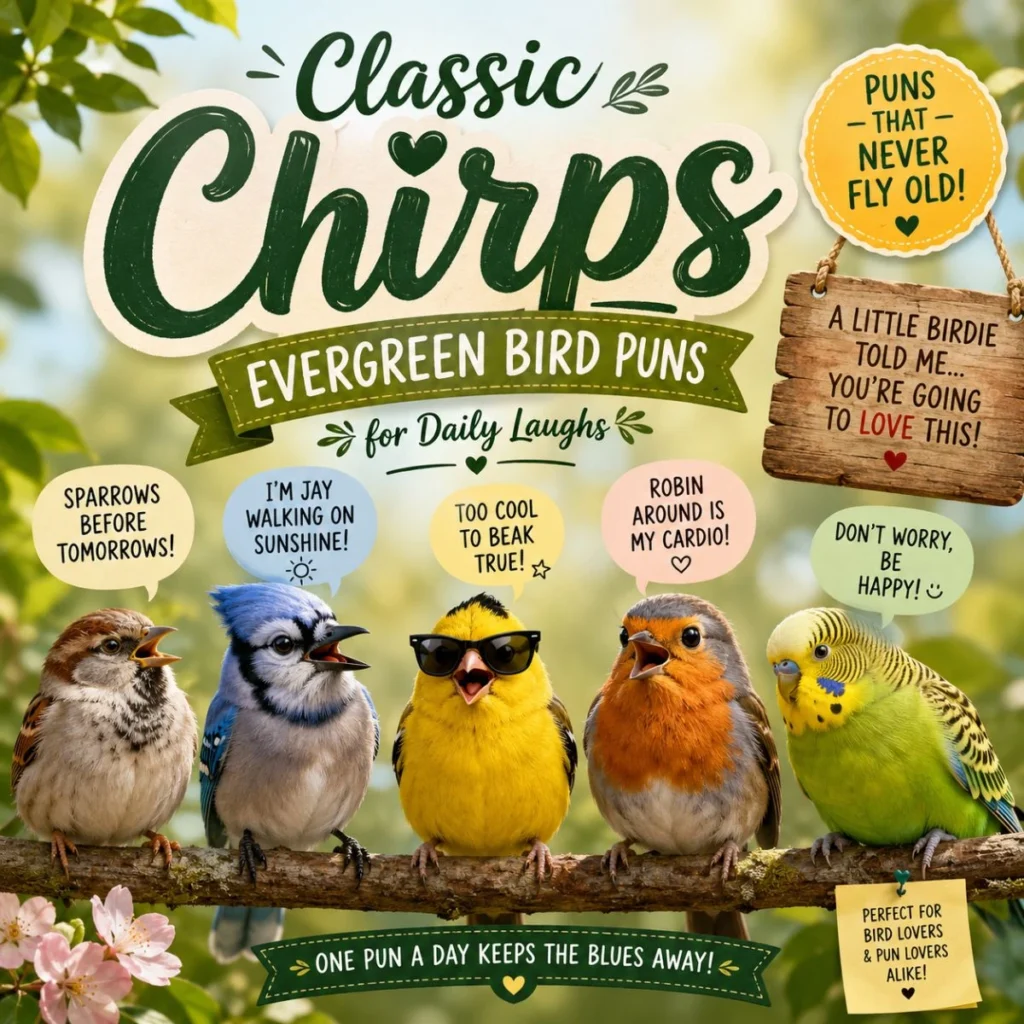 Classic Chirps: Evergreen Bird Puns for Daily Laughs