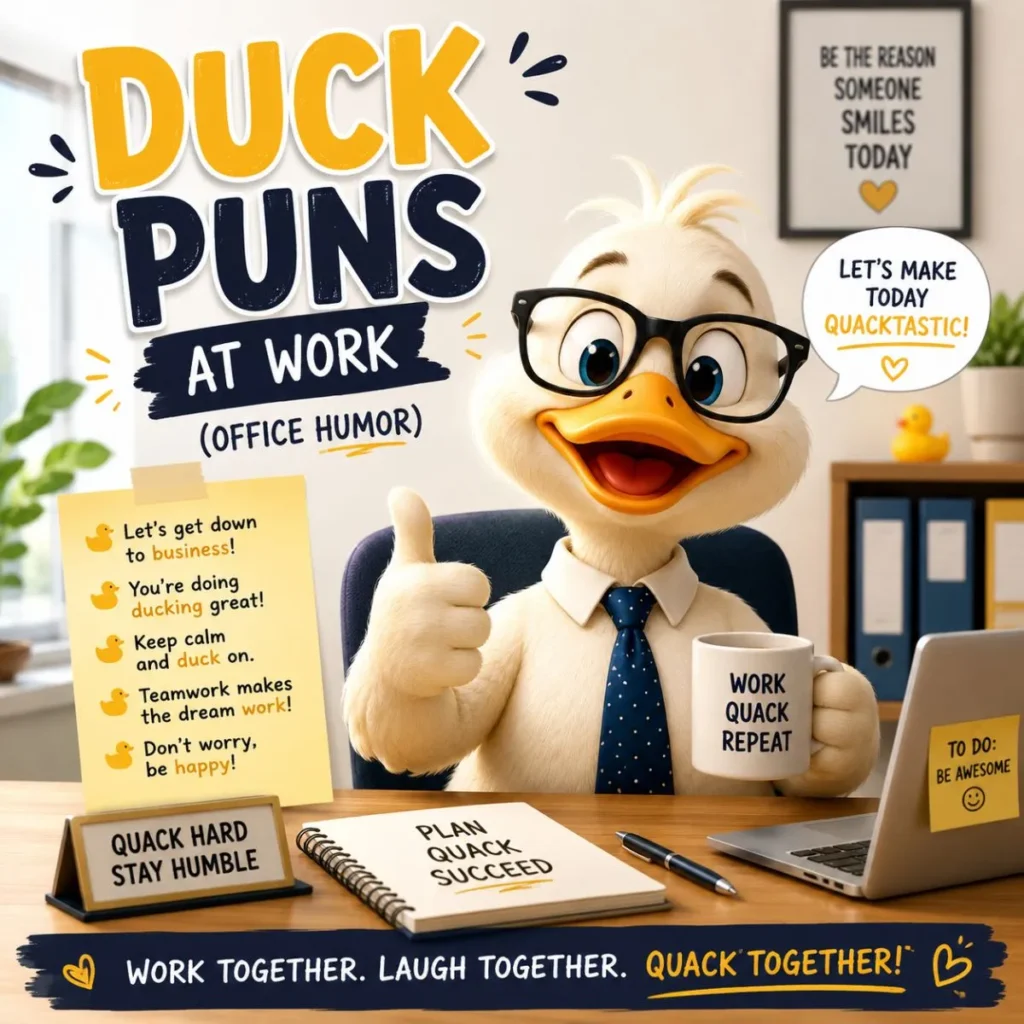 š¼ Duck Puns at Work (Office Humor)