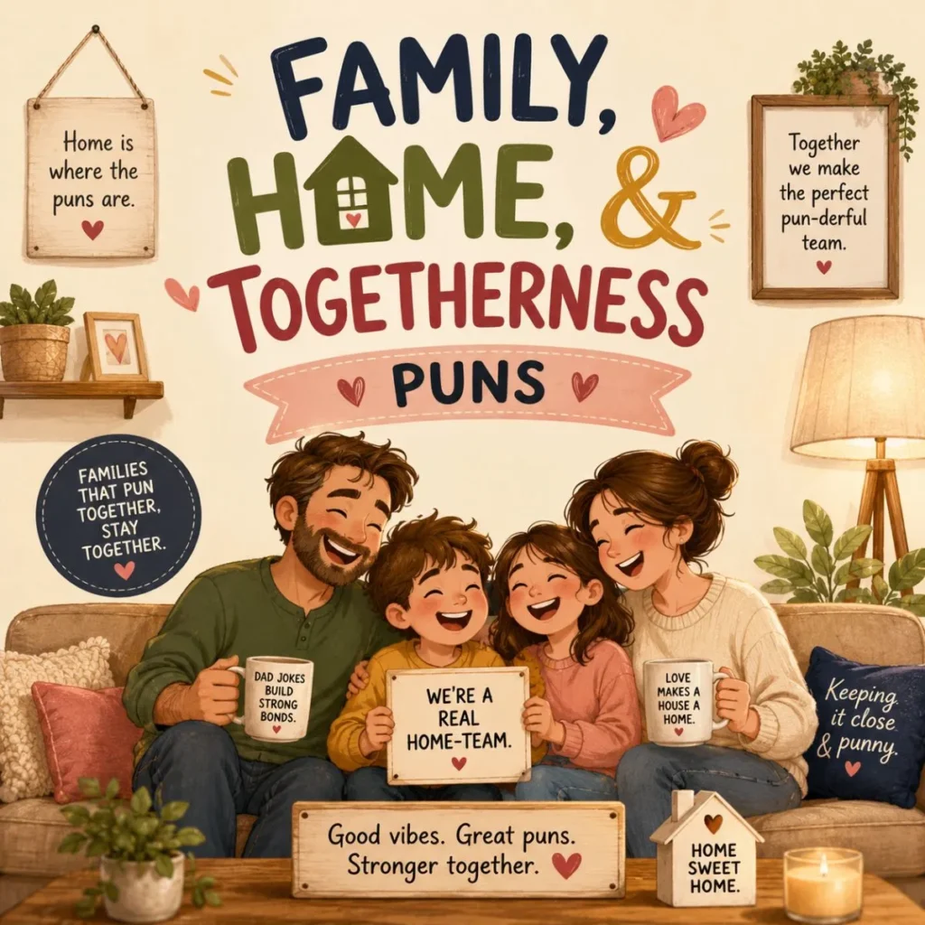 🏠 Family, Home, & Togetherness Puns