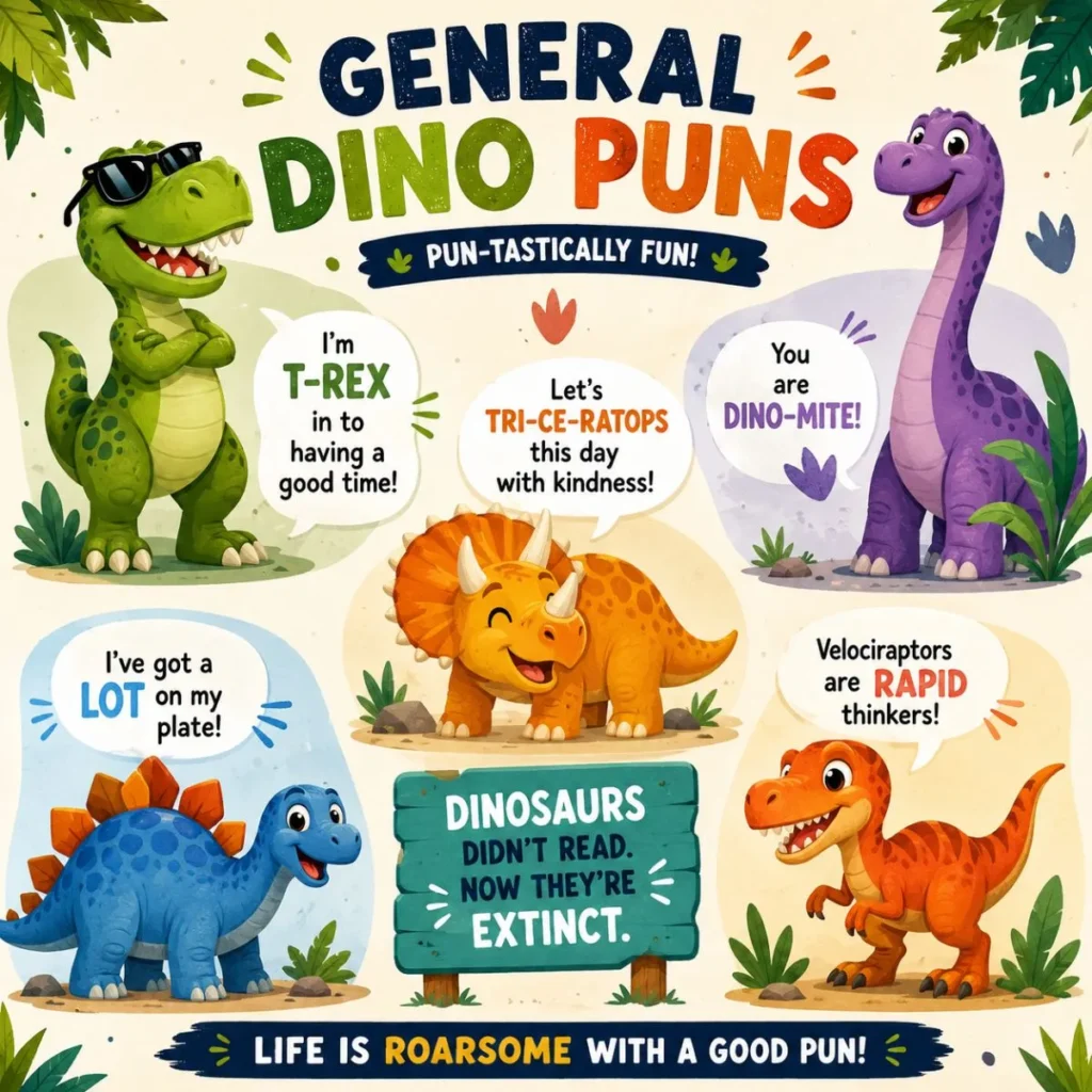 🦕 General Dino Puns