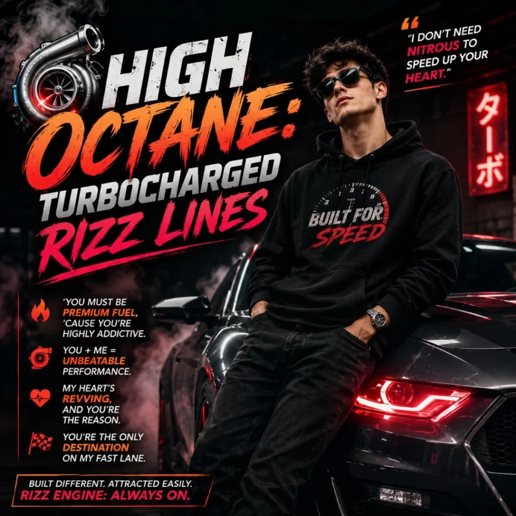 💨 High Octane: Turbocharged Rizz Lines