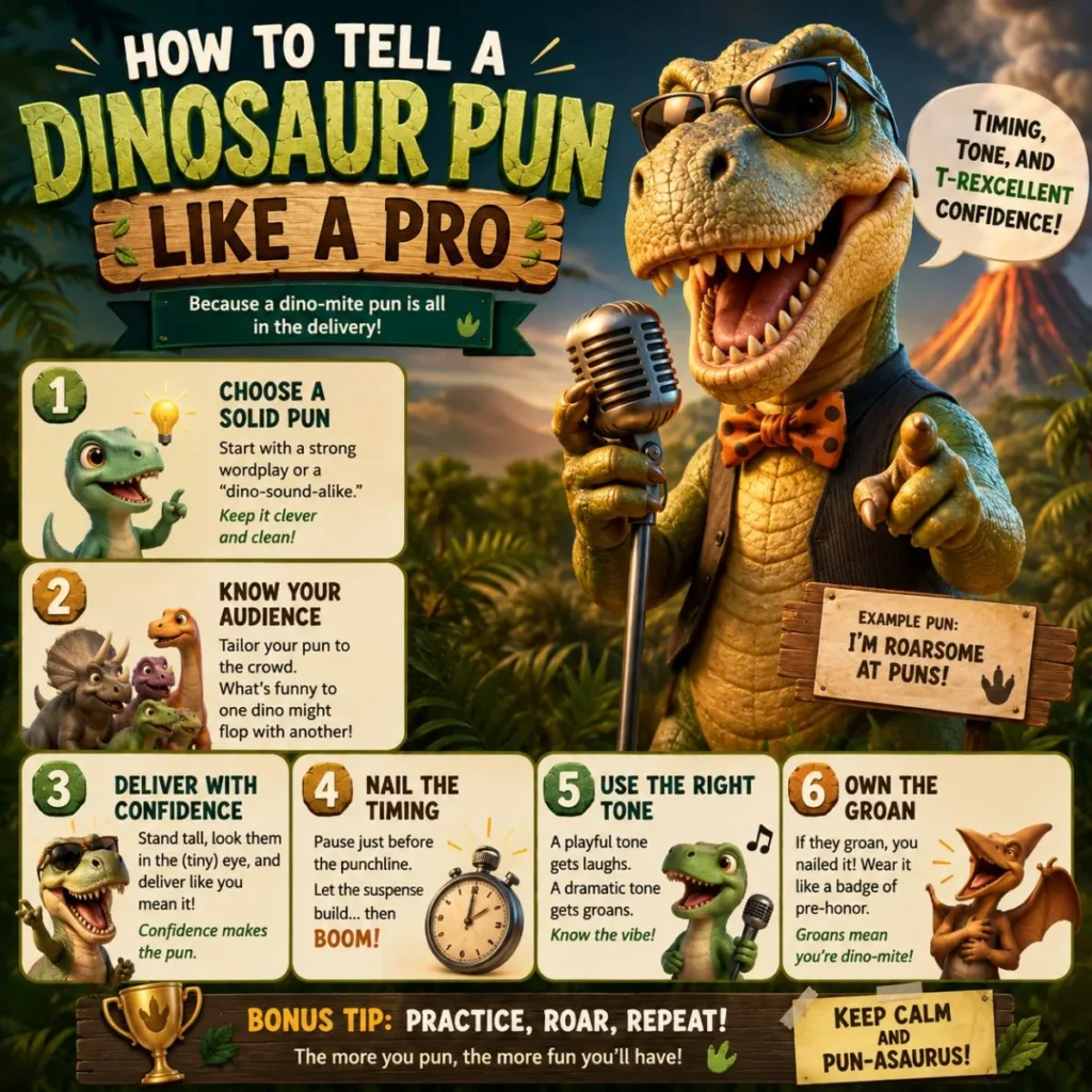 How to Tell a Dinosaur Pun Like a Pro (Teacher/Parent Bonus)