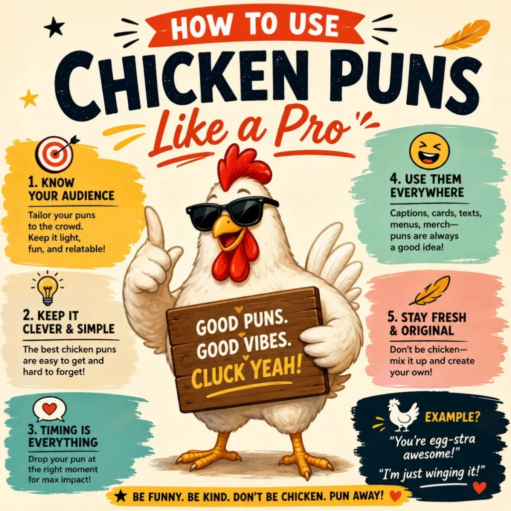 🛠️ How to Use Chicken Puns Like a Pro