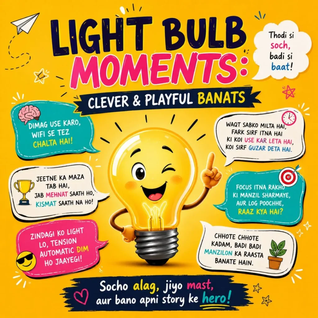 💡 Light Bulb Moments: Clever & Playful Banter