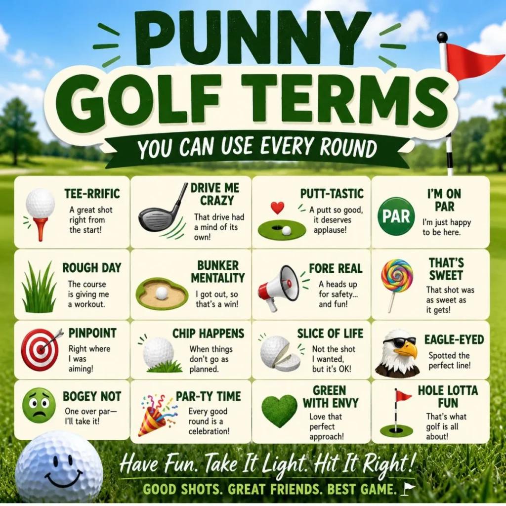 🧠 Punny Golf Terms You Can Use Every Round
