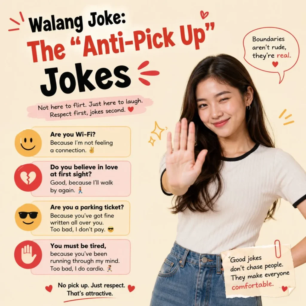 😂 Walang Joke: The “Anti-Pick Up” Jokes