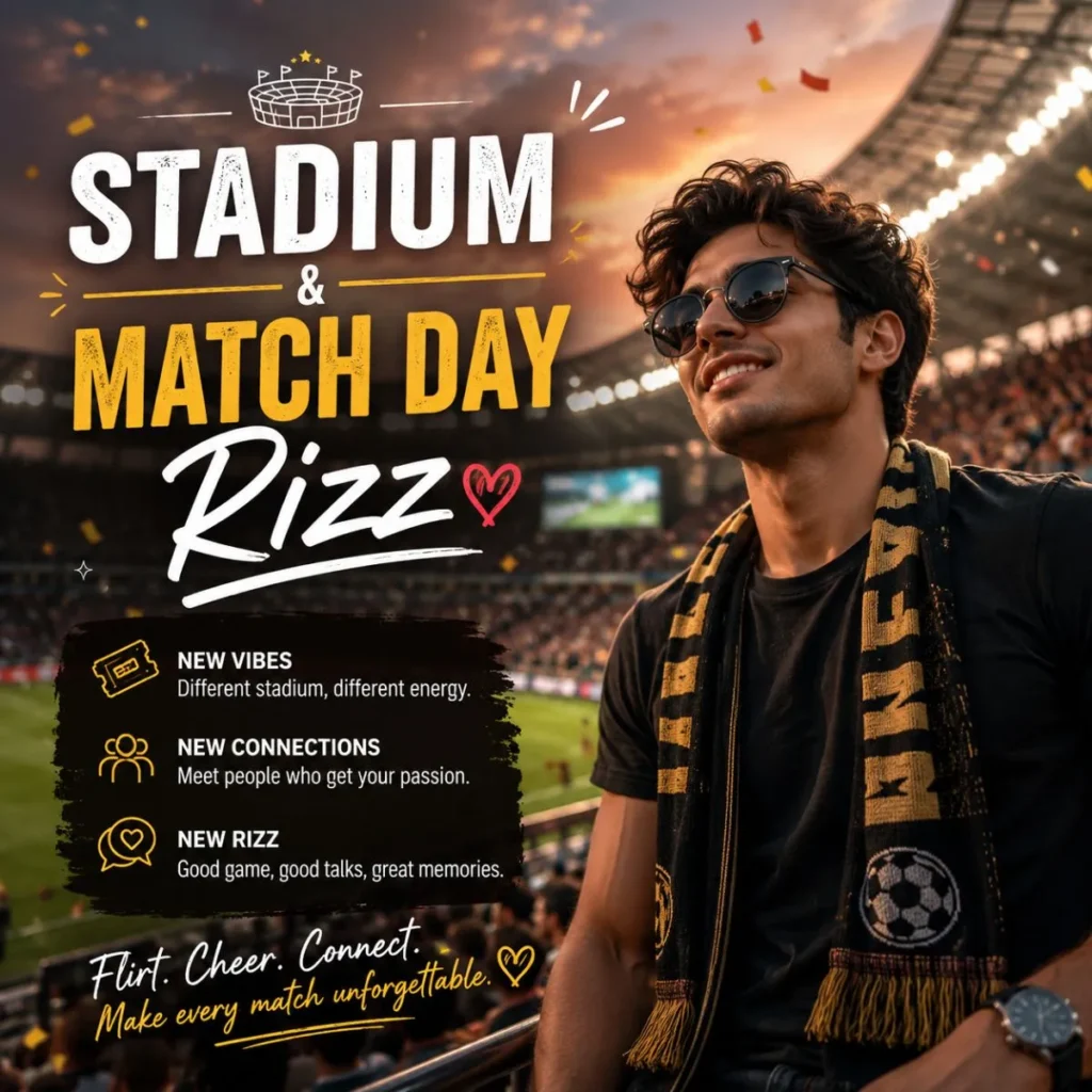 🏟️ Stadium & Match Day Rizz