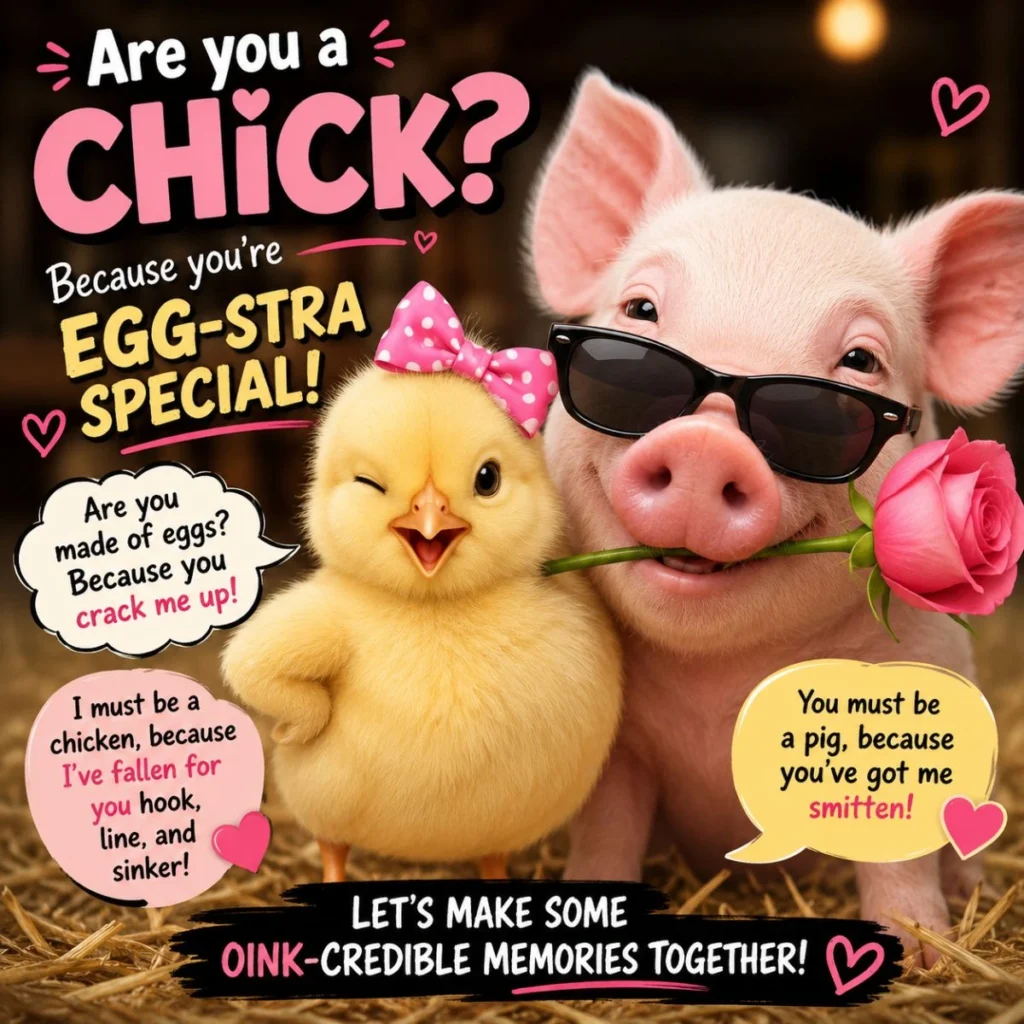 🐣 Flirty and Funny: Animal Pick-Up Lines