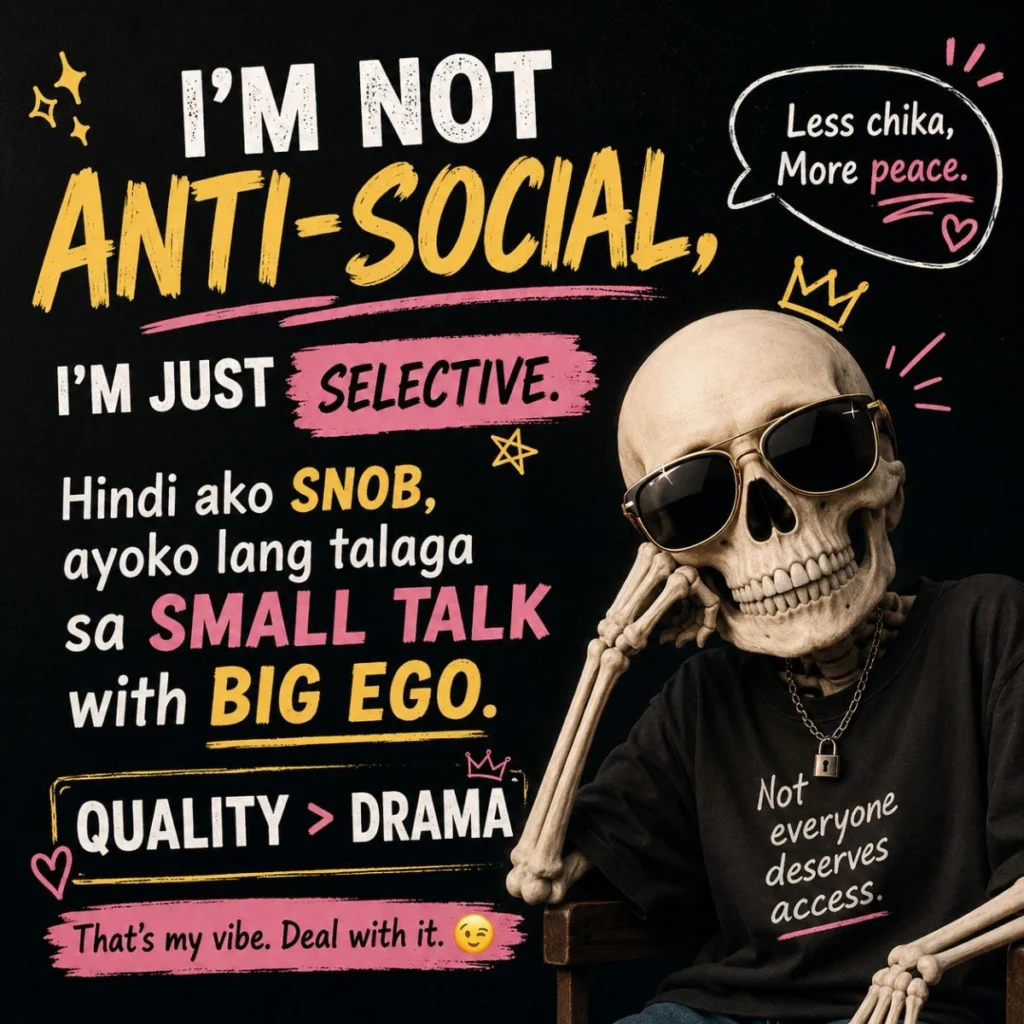 💀 Witty Taglish: English-Tagalog Mixed Banat