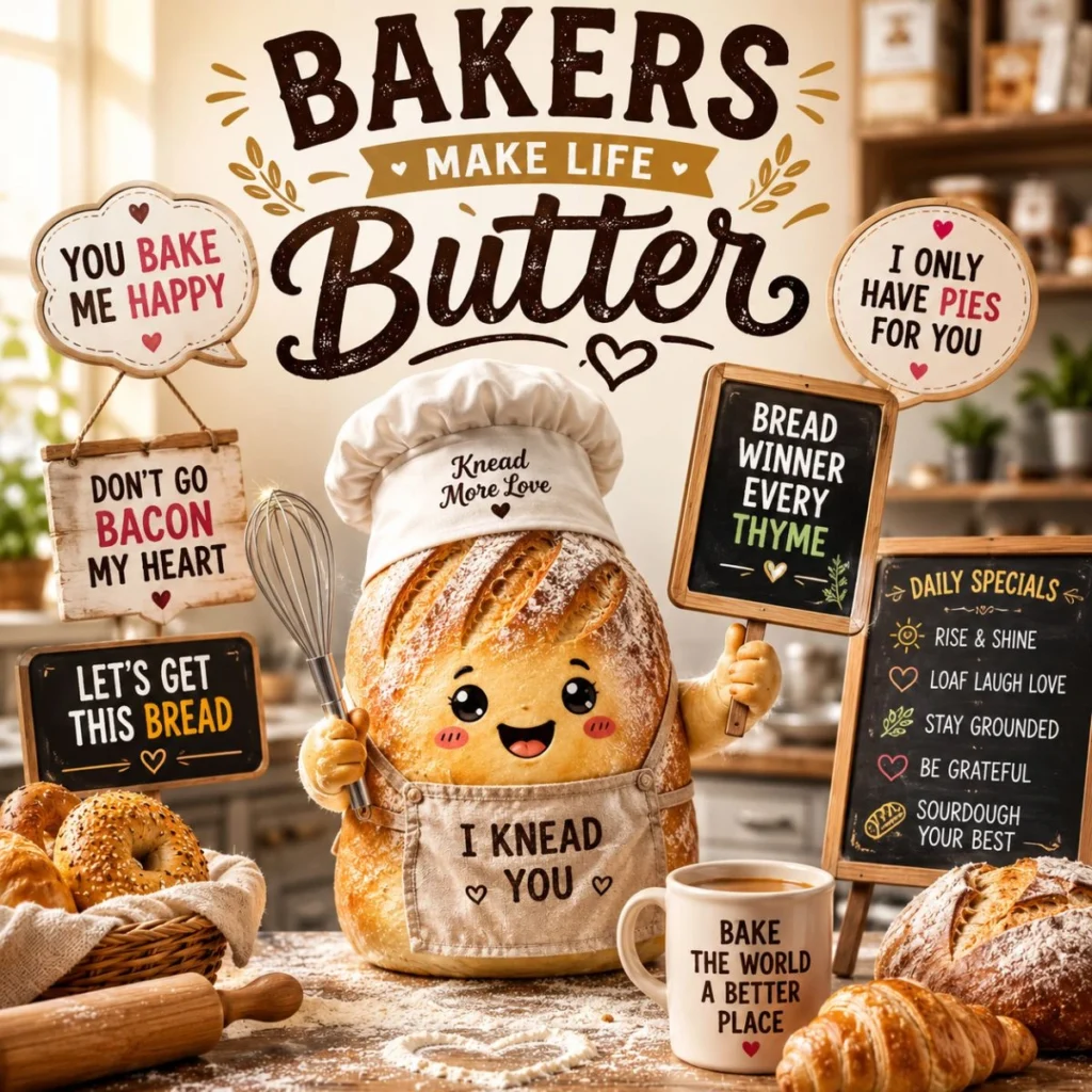 š§āš³ Baker & Kitchen Bread Puns (Pro Level)