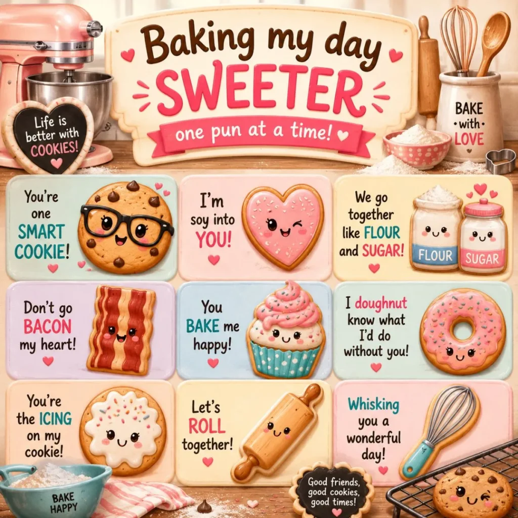 🎂 Baking & Kitchen-Themed Cookie Puns