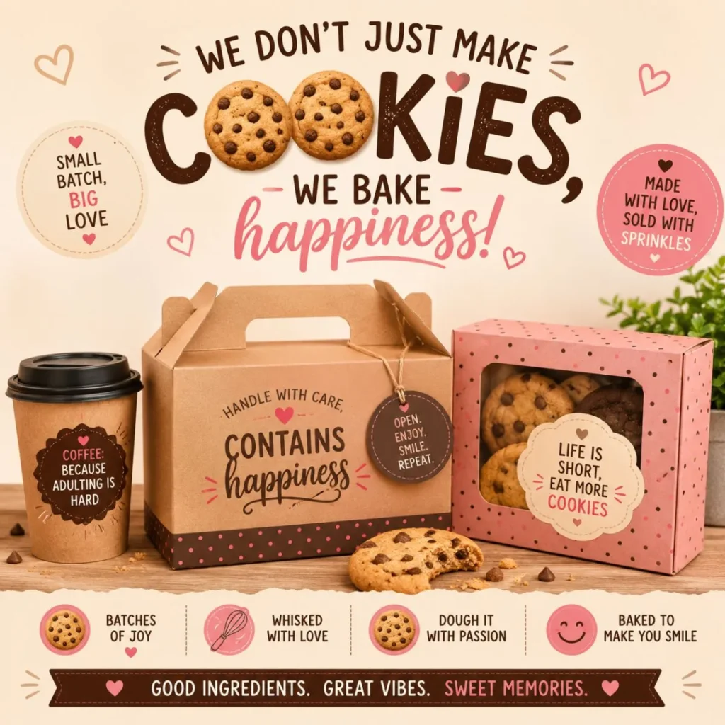 📦 Cookie Business & Packaging Puns