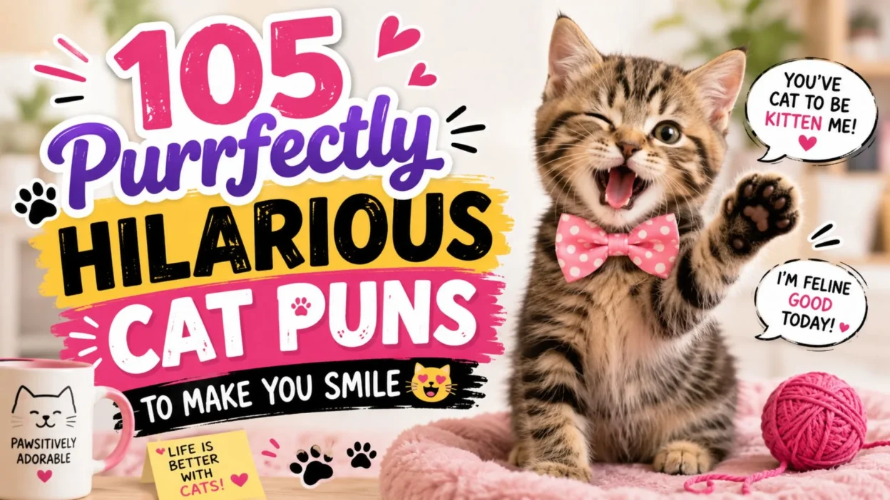 Purrfectly Hilarious Cat Puns to Make You Smile