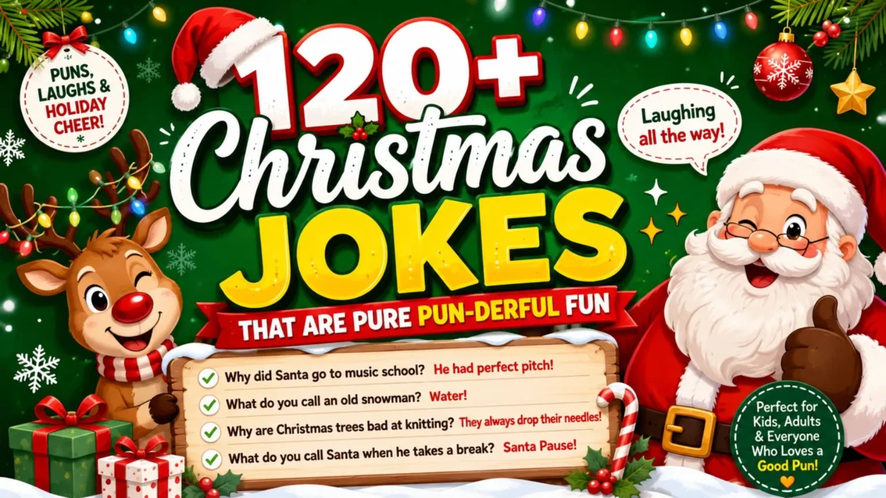 120+ Christmas Jokes That Are Pure Pun-derful Fun 🎄