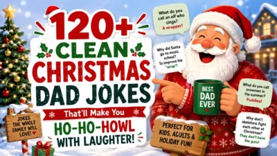 120+ Clean Christmas Dad Jokes That’ll Make You Ho-Ho-Howl With Laughter
