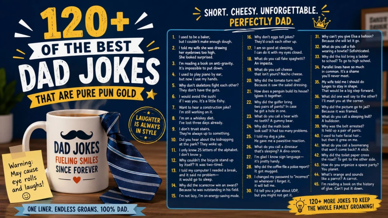 120+ of the Best Dad Jokes That Are Pure Pun Gold