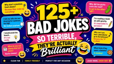 125+ Bad Jokes So Terrible, They’re Actually Brilliant 😅