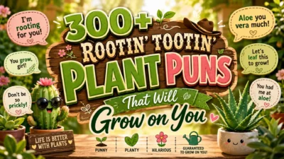 300 Rootin’ Tootin’ Plant Puns That Will Grow on You 🌱😂