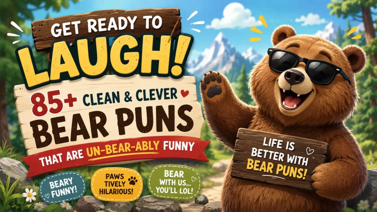 Get Ready to Laugh 85+ Clean & Clever Bear Puns That Are Un-BEAR-Ably Funny