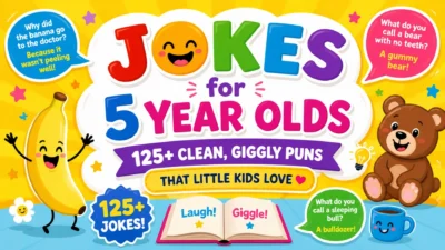 Jokes for 5 Year Olds 125+ Clean, Giggly Puns That Little Kids Love 🎈