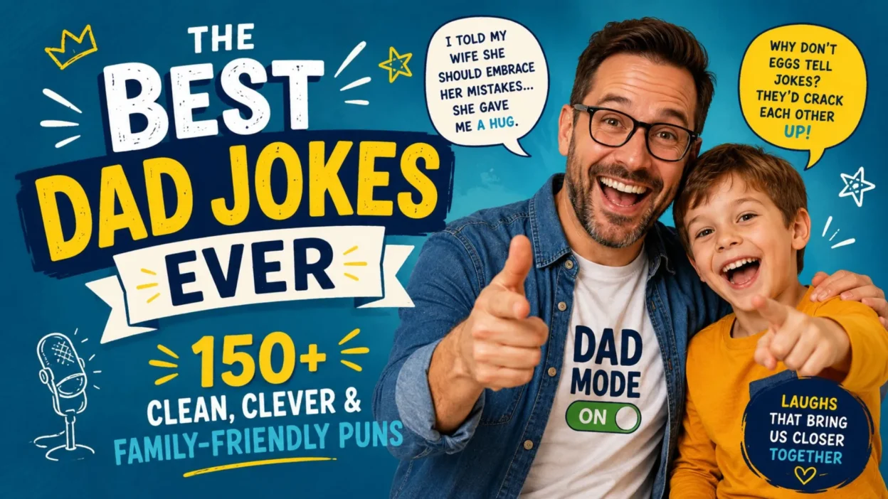 The Best Dad Jokes Ever: 150+ Clean, Clever & Family-Friendly Puns