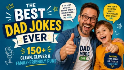 The Best Dad Jokes Ever: 150+ Clean, Clever & Family-Friendly Puns
