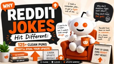 Why Reddit Jokes Hit Different 125+ Clean Puns That’ll Steal Your Upvote