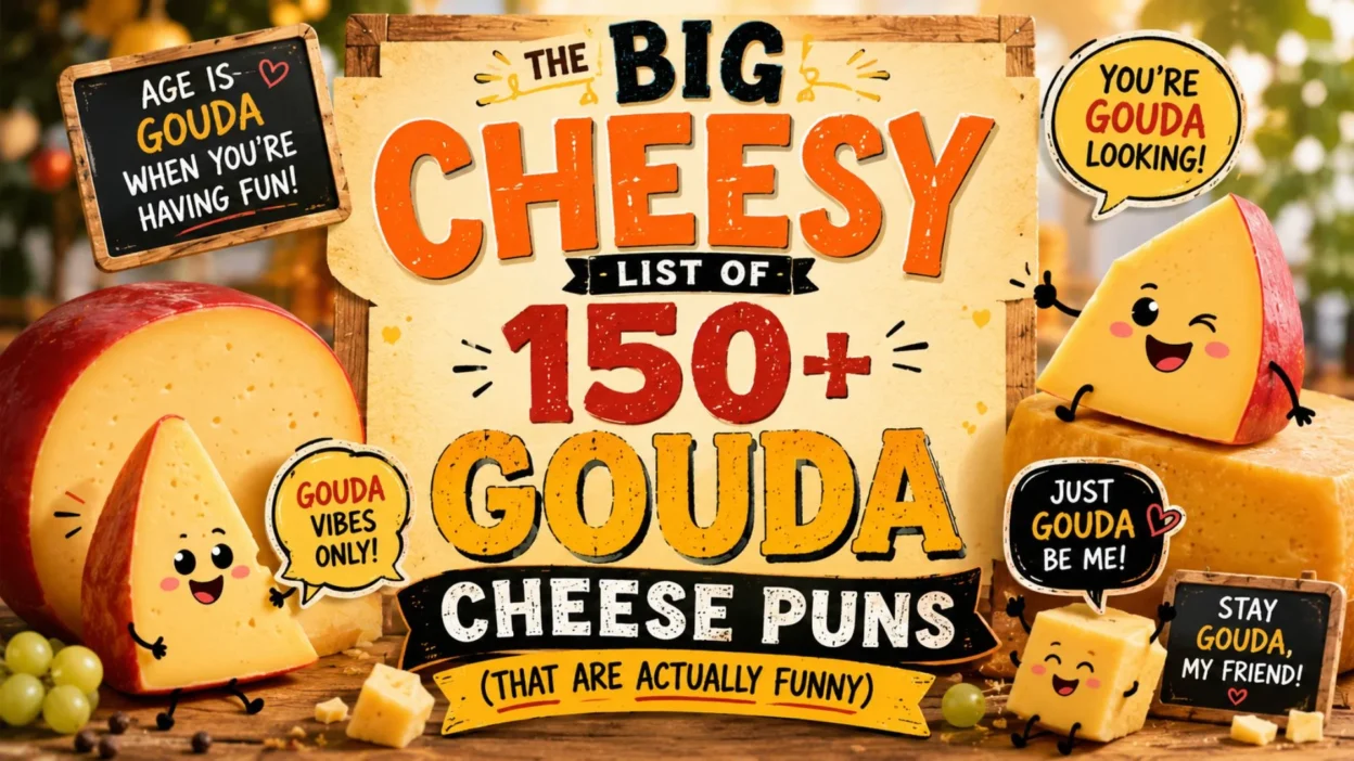 The Big Cheesy List of 150+ Gouda Cheese Puns (That Are Actually Funny)