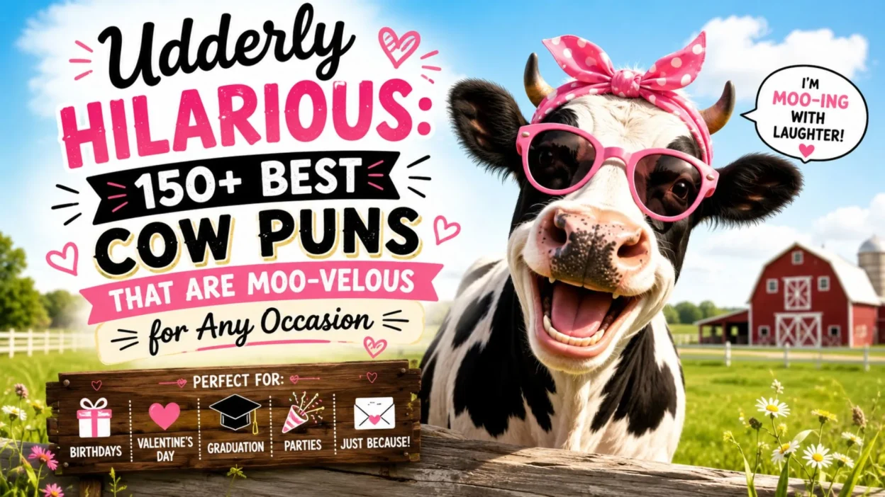 Udderly Hilarious 150+ Best Cow Puns That Are Moo-velous for Any Occasion