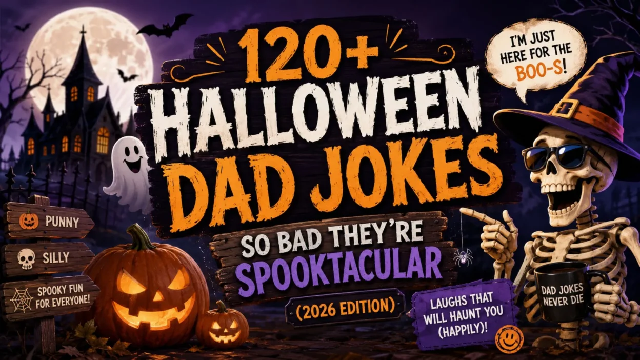 👻 120+ Halloween Dad Jokes So Bad They’re Spooktacular