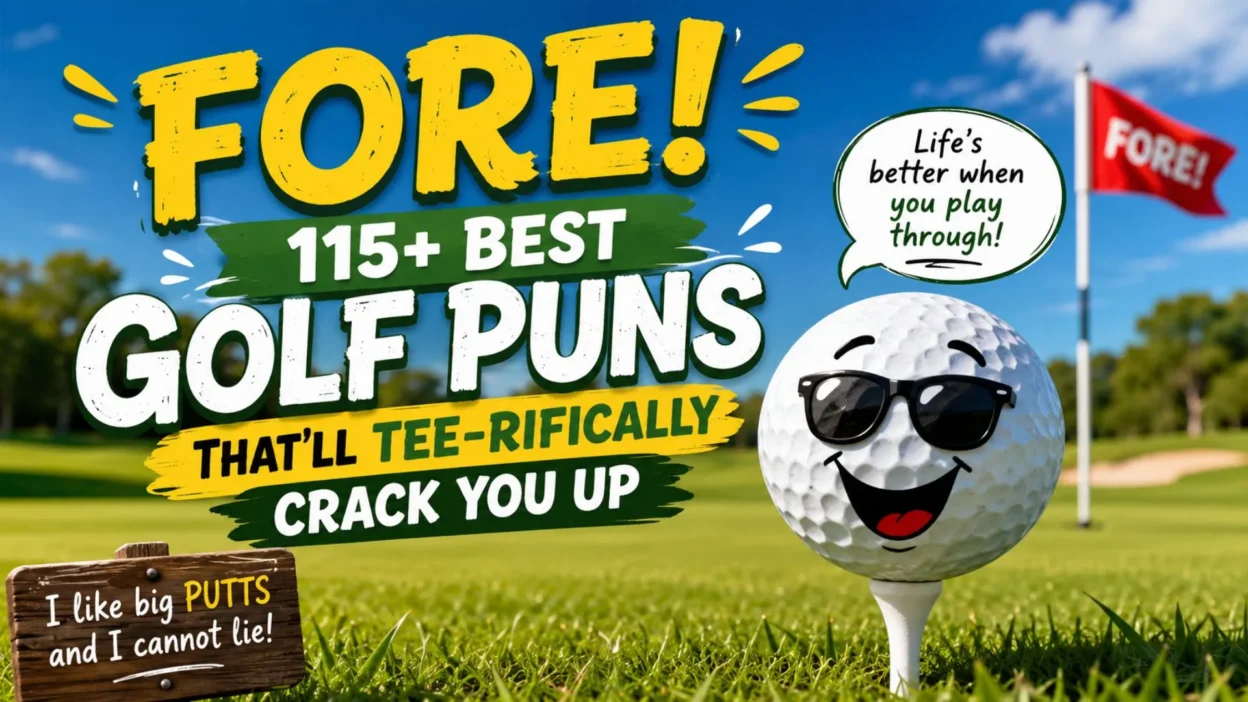 FORE! 115+ Best Golf Puns That’ll Terrifically Crack You Up