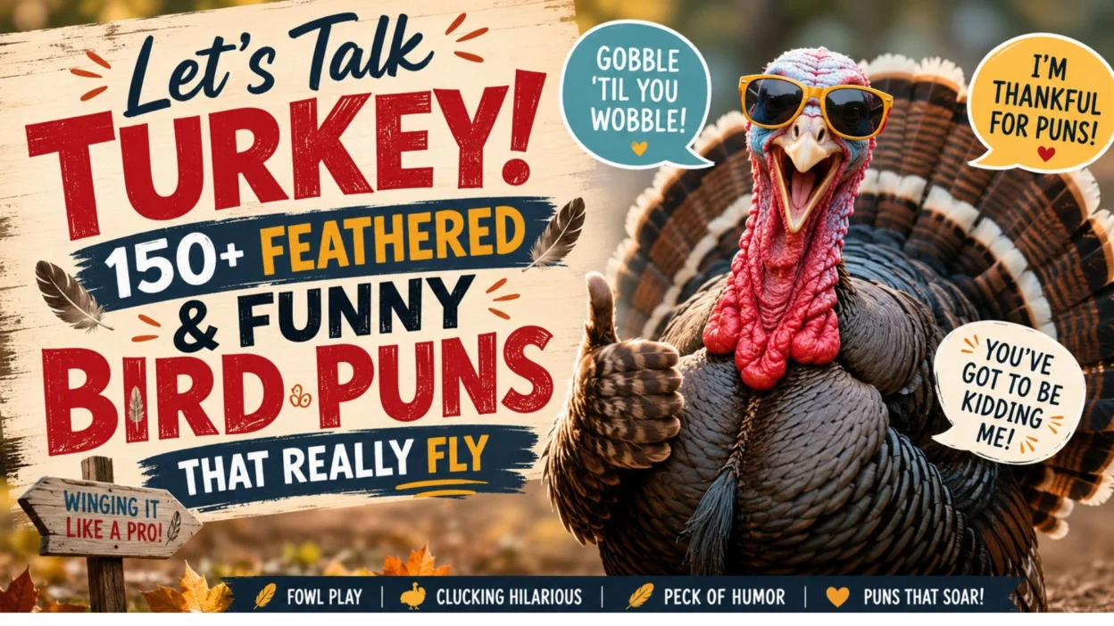 Let’s Talk Turkey 150 Feathered & Funny [Bird Puns] That Really Fly