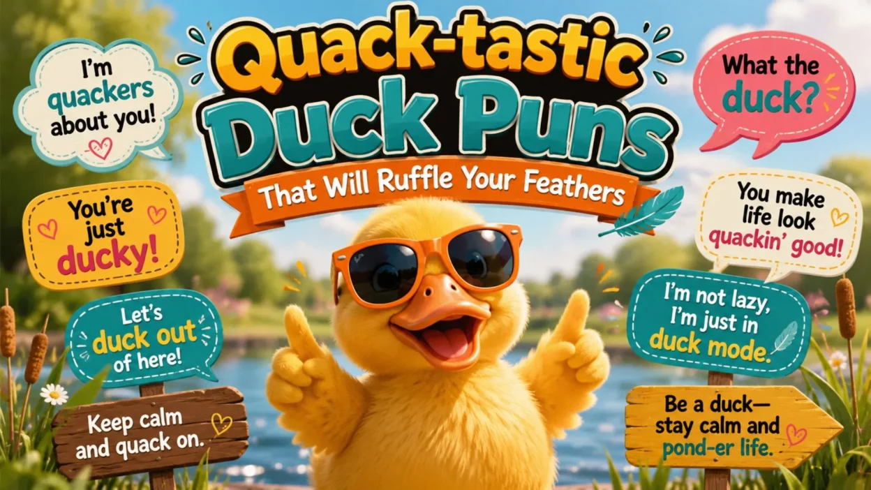 Quack-tastic Duck Puns That Will Ruffle Your Feathers