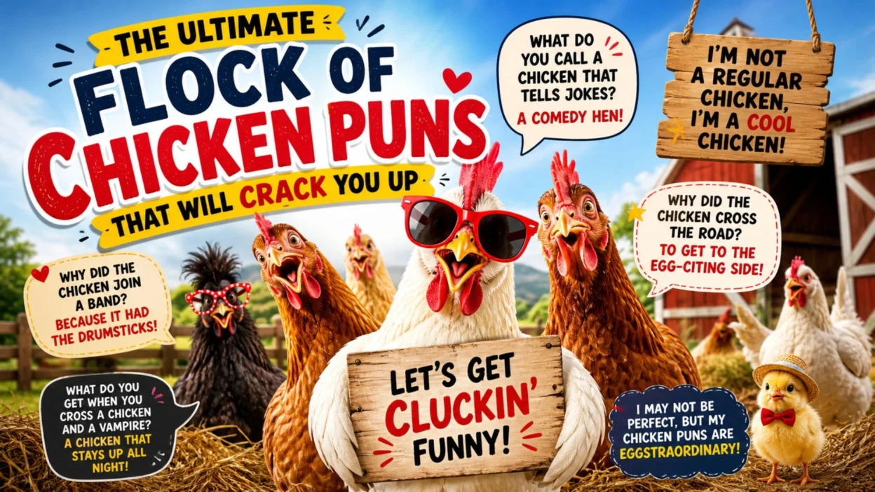 The Ultimate Flock of Chicken Puns That Will Crack You Up