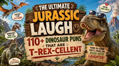 The ultimate Jurassic laugh: 110 dinosaur puns that are T-Rexcellent