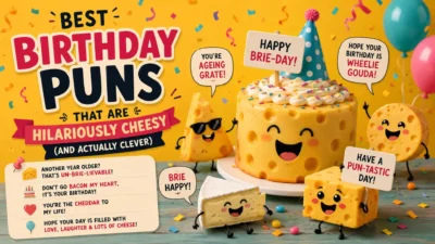 Best Birthday Puns That Are Hilariously Cheesy