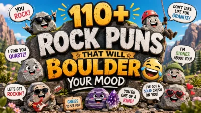 110 Rock Puns That Will Boulder Your Mood
